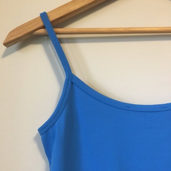 Bright Blue Basic Short Torso Camisole Tank Top - Picture 6 of 15